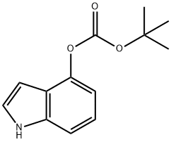 1H-吲哚-4-基碳酸叔丁酯,1093759-65-9,结构式
