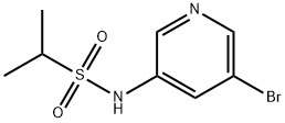 N-(5-溴吡啶-3-基)丙烷-2-磺酰胺,1093819-33-0,结构式