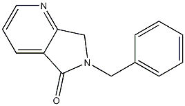 6-benzyl-6,7-dihydropyrrolo[3,4-b]pyridin-5-one Struktur