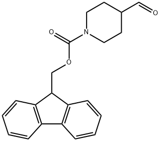 N-FMOC-piperidine-4-carbaldehyde Struktur