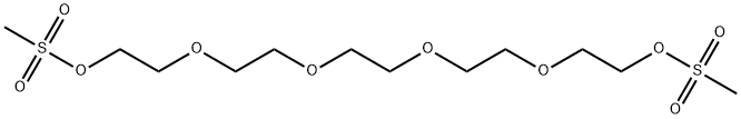 Pentaethylene Glycol Dimethanesulfonate, 109789-39-1, 结构式