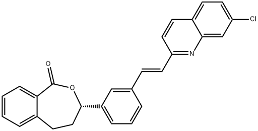 (3S)-3-[3-[(1E)-2-(7-Chloro-2-quinolinyl)ethenyl]phenyl]-4,5-dihydro-2-benzoxepin-1(3H)-one
