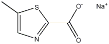 Sodium5-methylthiazole-2-carboxylate Struktur