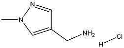 1-Methyl-1H-pyrazole-4-methanamine hydrochloride Structure