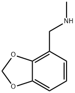 1-(苯并[D][1,3]1,3-二氧杂环戊烯-4-基)-N-甲基甲胺,110931-73-2,结构式