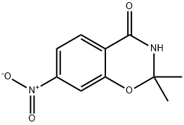 2,2-DIMETHYL-7-NITRO-2H-BENZO[E][1,3]OXAZIN-4(3H)-ONE Structure