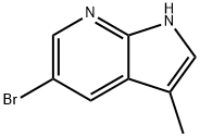 5-Bromo-3-methyl-7-azaindole Structure