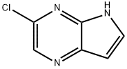 3-氯-5H-吡咯并[2,3-B]吡嗪,1111638-10-8,结构式