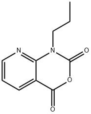1-プロピル-1H-ピリド[2,3-D][1,3]オキサジン-2,4-ジオン 化学構造式