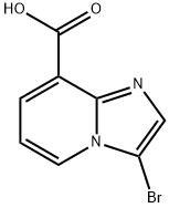 3-bromoimidazo[1,2-a]pyridine-8-carboxylic acid Structure