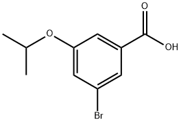 3-溴-5-异丙氧基苯甲酸 结构式