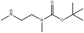 tert-butyl methyl(2-(methylamino)ethyl)carbamate Structure