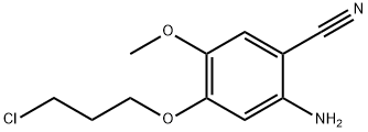 1122661-16-8 2-氨基-4-(3-氯丙氧基)-5-甲氧基苯甲腈