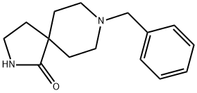 8-benzyl-2,8-diazaspiro[4.5]decan-1-one Structure