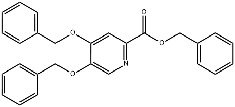 4,5-二苄氧基吡啶-2-甲酸苄酯, 112334-42-6, 结构式