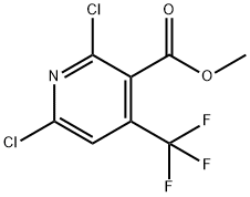 2,6-二氯-4-三氟甲基烟酸甲酯,1130344-76-1,结构式