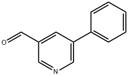 5-苯基吡啶-3-甲醛, 113118-84-6, 结构式