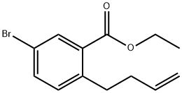 5-溴-2-(丁烷-3-烯-1-基)苯甲酸乙酯 结构式