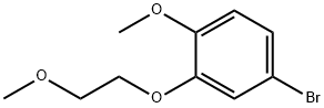 4-Bromo-1-methoxy-2-(2-methoxyethoxy)benzene Struktur