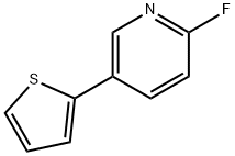 2-氟-5-(2-噻吩基)吡啶, 1132832-80-4, 结构式