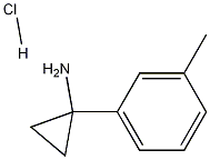 1-(m-tolyl)cyclopropanamine hydrochloride Struktur