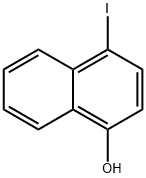 1-Hydroxy-4-iodonaphthalene Struktur