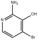 2-Amino-3-hydroxy-4-bromopyridine 化学構造式