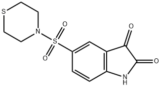 5-Thiomorpholinosulfonyl Isatin 化学構造式