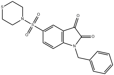 1-Benzyl-5-thiomorpholinosulfonyl Isatin