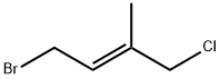 (E)-4-ブロモ-1-クロロ-2-メチル-2-ブテン 化学構造式