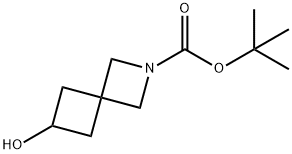 6-羟基-2-氮杂螺[3.3]庚烷-2-甲酸叔丁酯,1147557-97-8,结构式