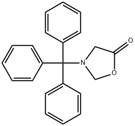 3-Trityl-5-oxazolidinone Structure