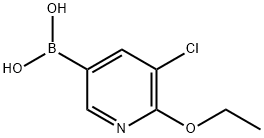 5-Chloro-6-ethoxypyridine-3-boronic acid Struktur