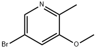 5-Bromo-3-methoxy-2-methylpyridine Struktur