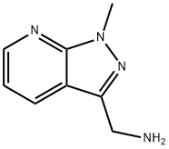 3-Aminomethyl-1-methyl-1H-pyrazolo[3,4-b]pyridine 结构式