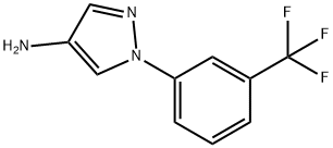 1-(3-(trifluoromethyl)phenyl)-1H-pyrazol-4-amine Structure