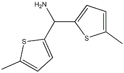 2-Thiophenemethanamine, 5-methyl-a-(5-methyl-2-thienyl)- 结构式