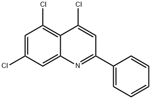 4,5,7-Trichloro-2-phenylquinoline Struktur