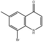 8-Bromo-4-hydroxy-6-methylquinoline Struktur