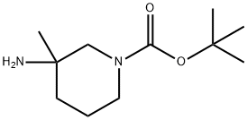 3-Amino-1-Boc-3-methylpiperidine Structure