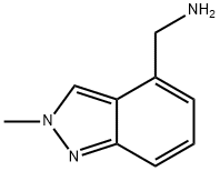 4-Aminomethyl-2-methylindazole 结构式