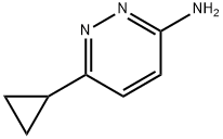 3-氨基-6-环丙基哒嗪, 1159814-07-9, 结构式
