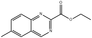 6-甲基喹唑啉-2-甲酸乙酯, 1159976-37-0, 结构式