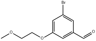 3-bromo-5-(2-methoxyethoxy)benzaldehyde Struktur