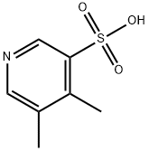 4,5-Dimethylpyridine-3-sulfonic acid 化学構造式