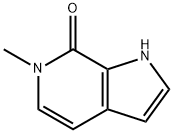 1,6-dihydro-6-methyl-7H-Pyrrolo[2,3-c]pyridin-7-one Struktur