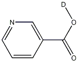 Nicotinic Acid-d1 Structure