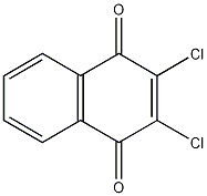 2,3-Dichloro-1,4-naphthalenedione 化学構造式