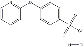 4-(2-Pyridinyloxy)benzenesulfonylchloridehydrochloride Struktur