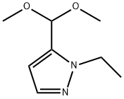 5-(dimethoxymethyl)-1-ethyl-1H-pyrazole Struktur